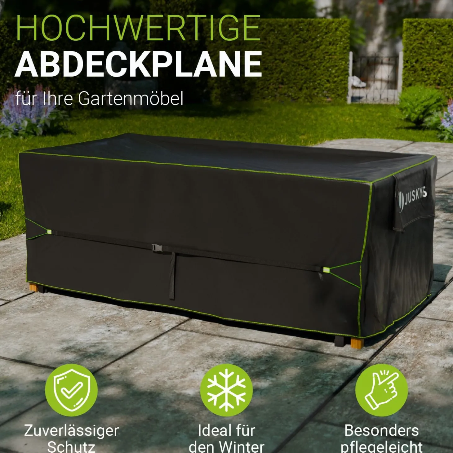 Abdeckplane Gartenmöbel verschiedene Größen Schutzhülle Gartenmöbel wasserdicht winterfest