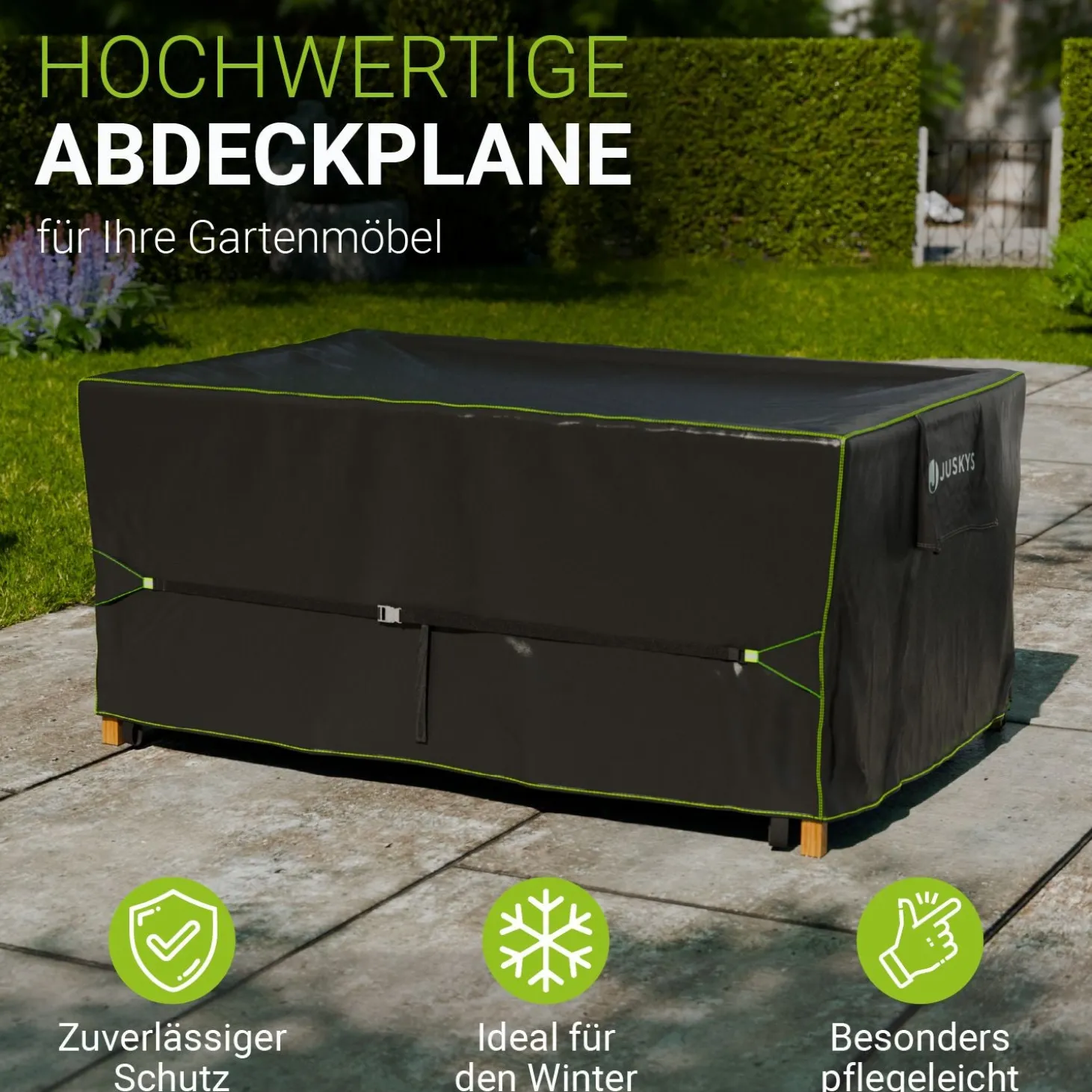 Abdeckplane Gartenmöbel verschiedene Größen Schutzhülle Gartenmöbel wasserdicht winterfest