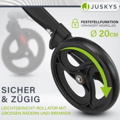 Aluminium Rollator Vital mit Sitz Leichte Gehhilfe klappbar für mehr Unabhängigkeit im Alltag