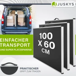 Alu Multifunktionstisch 3-teilig 3er Set Klapptisch für Camping, Flohmarkt & Tapezieren