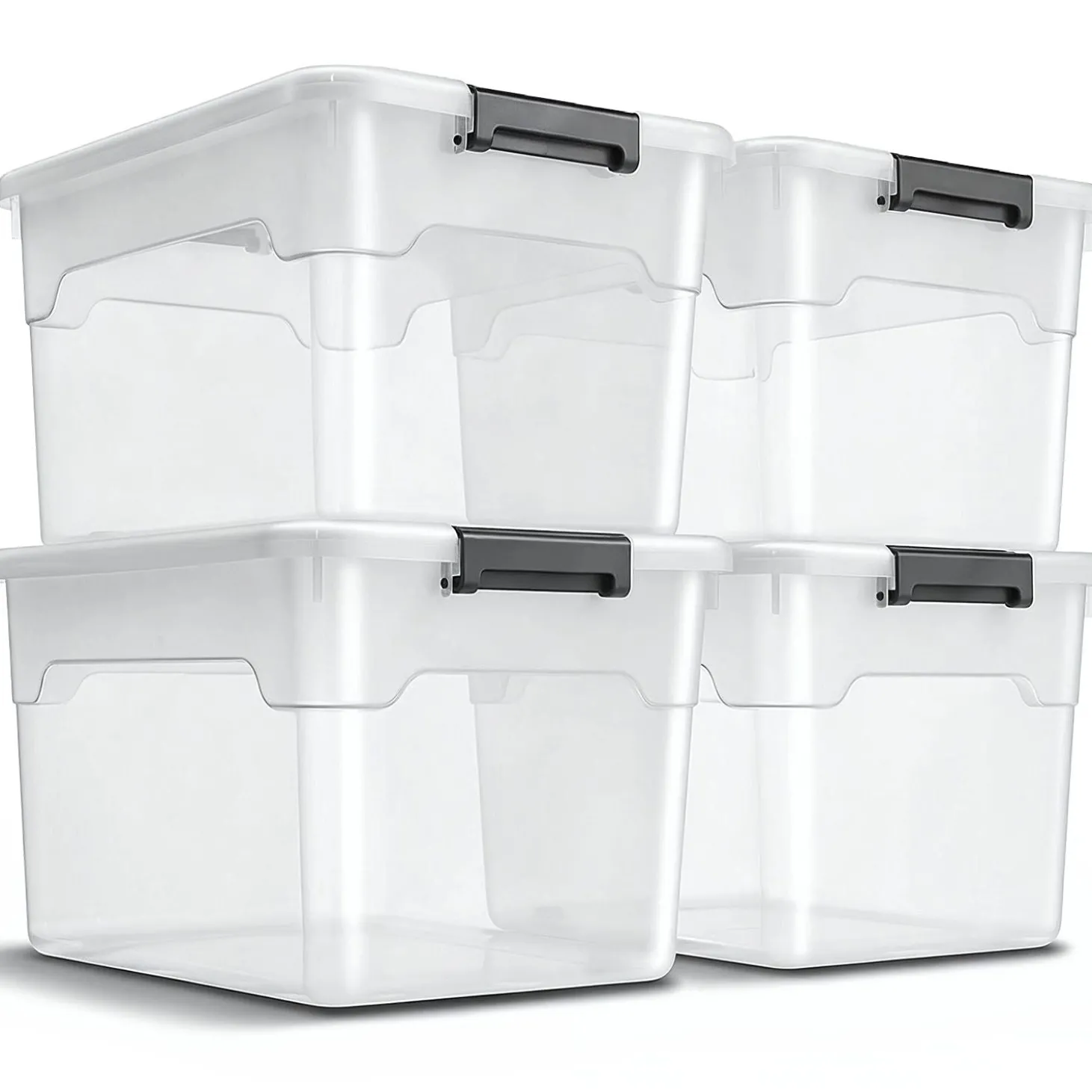 Aufbewahrungsbox mit Deckel Boxen aus Kunststoff zur ordentlichen Aufbewahrung