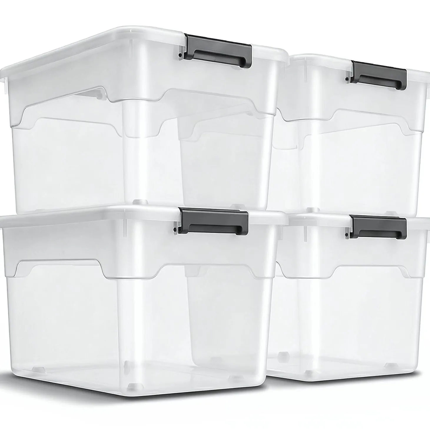 Aufbewahrungsbox mit Deckel Boxen aus Kunststoff zur ordentlichen Aufbewahrung