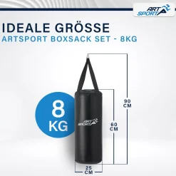 Boxsack für Kinder und Erwachsene Gefüllt in 10, 25 und 30 kg, inkl. Aufhängung