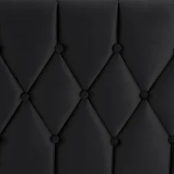 Boxspringbett Leona - Samt Bettgestell mit Federkernmatratze, Topper und LED-Beleuchtung