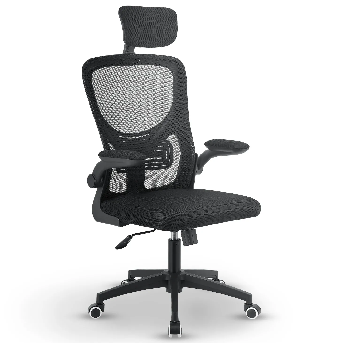 Bürostuhl Baltimore Ergonomischer Stuhl, höhenverstellbar mit Kopf- & Lendenstütze