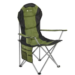 Campingstuhl Lido Gepolsterter Klappstuhl mit Getränkehalter & Tasche
