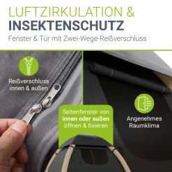Campingzelt aufblasbar für 1-4 Personen Luftzelt wasserdicht mit einfachem & schnellem Aufbau