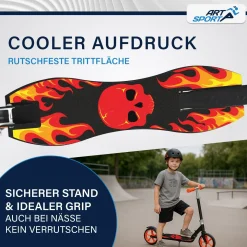 Cityroller - diverse Designs Scooter mit XXL Rädern, Fußständer, Hinterradreibungsbremse