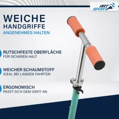 Cityroller - diverse Designs Scooter mit XXL Rädern, Fußständer, Hinterradreibungsbremse
