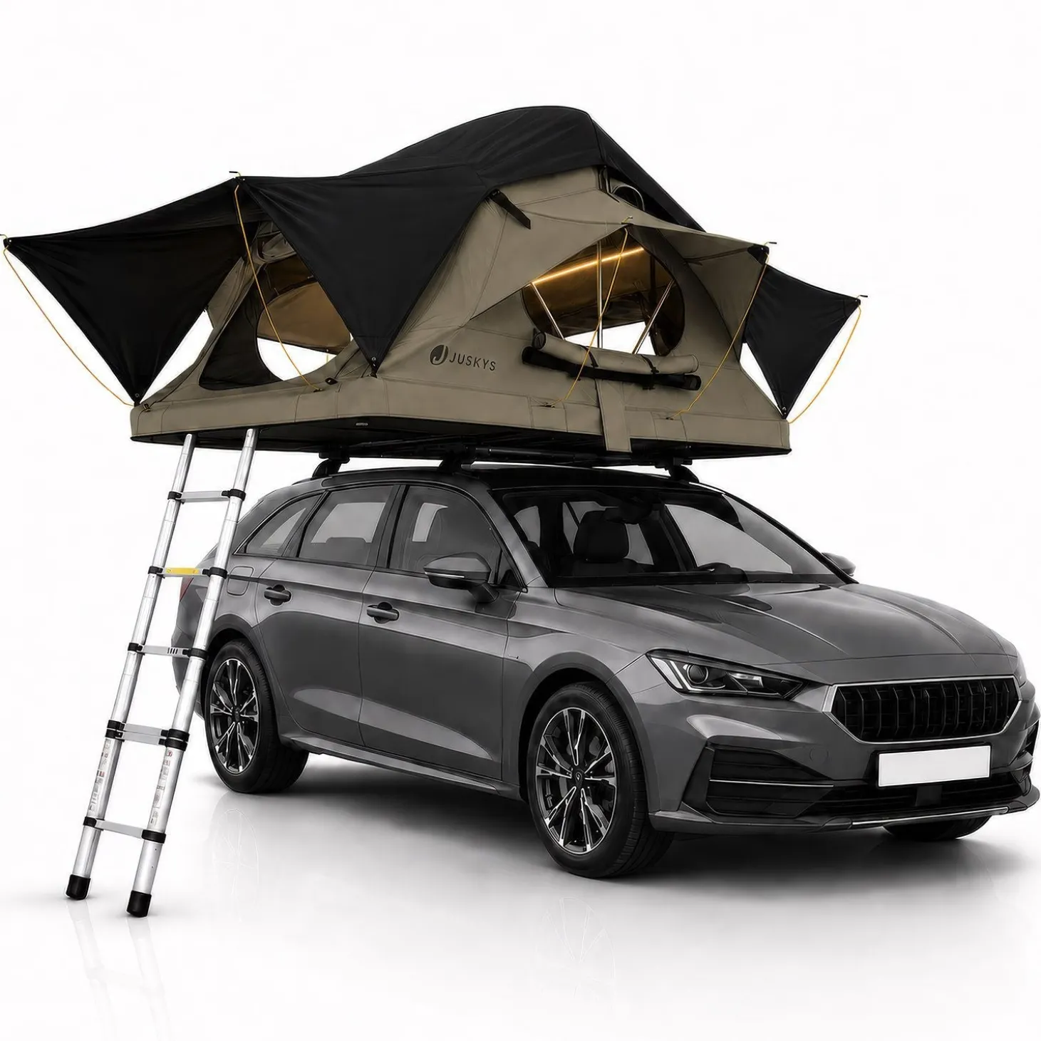 Dachzelt Lago für 2-3 Personen Autodachzelt für Camping & Roadtrips