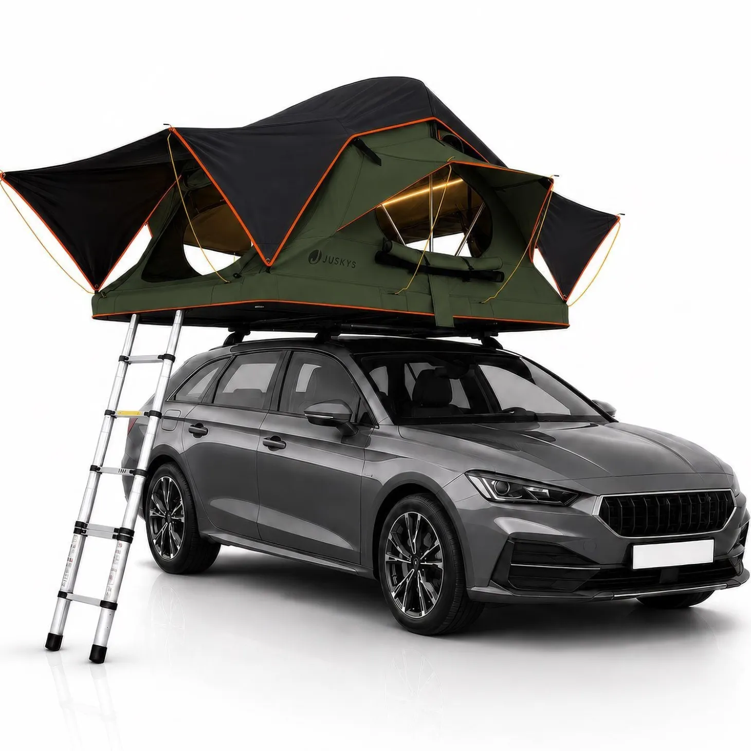 Dachzelt Lago für 2-3 Personen Autodachzelt für Camping & Roadtrips