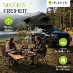 Dachzelt Lago für 2-3 Personen Autodachzelt für Camping & Roadtrips