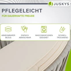 2er-Set Rope Stühle Gartenstühle mit Seilgeflecht – Inkl. Sitz- und Rückenkissen