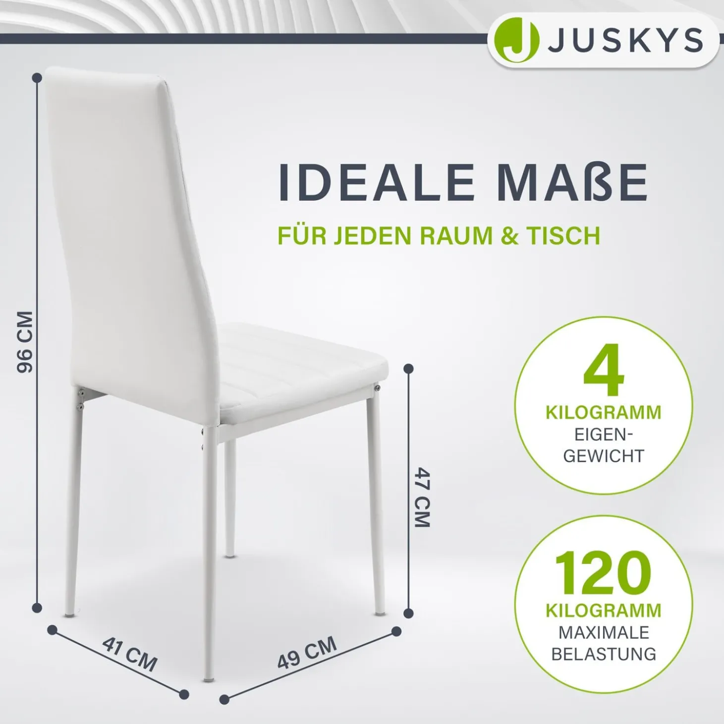 Esszimmerstuhl Loja Bequeme Stühle für das Esszimmer mit weichem Kunstleder