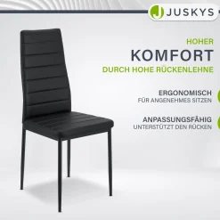Esszimmerstuhl Loja Bequeme Stühle für das Esszimmer mit weichem Kunstleder