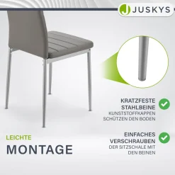 Esszimmerstuhl Loja Bequeme Stühle für das Esszimmer mit weichem Kunstleder