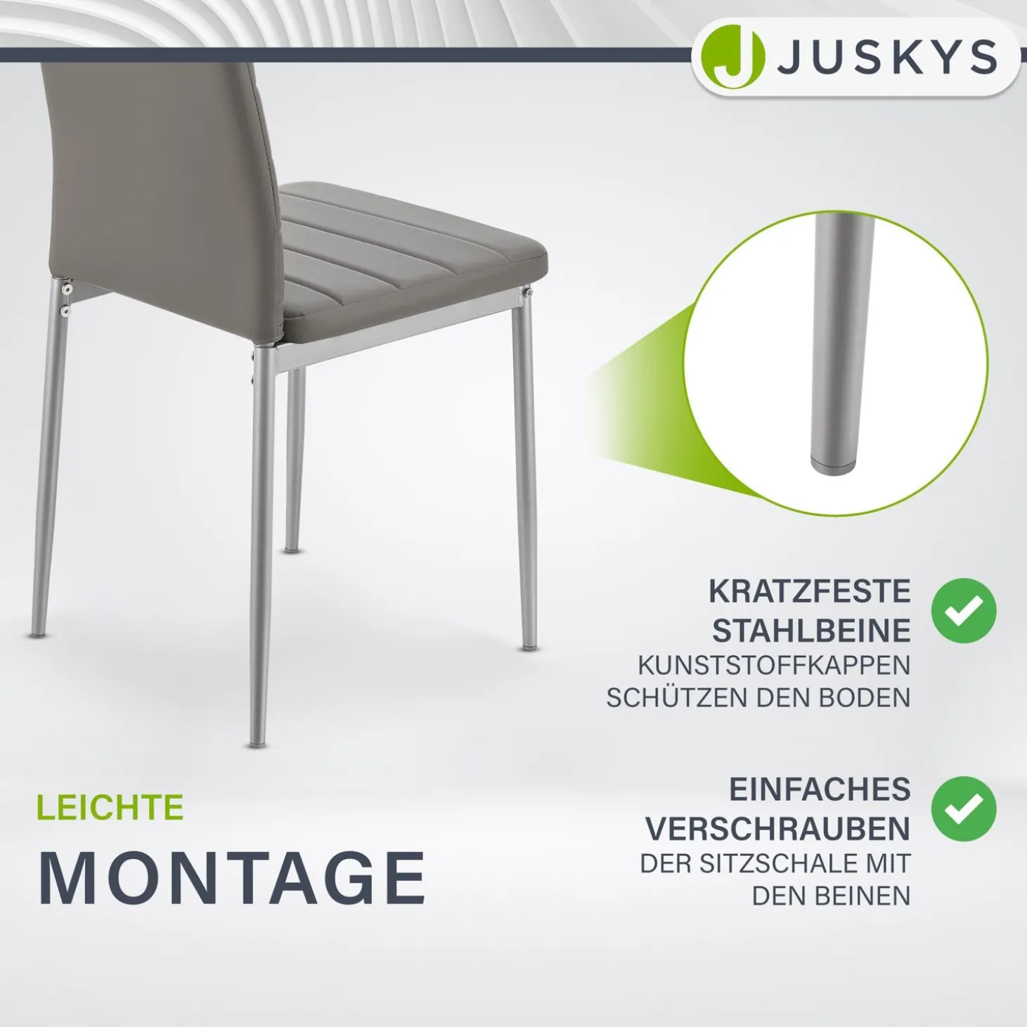 Esszimmerstuhl Loja Bequeme Stühle für das Esszimmer mit weichem Kunstleder