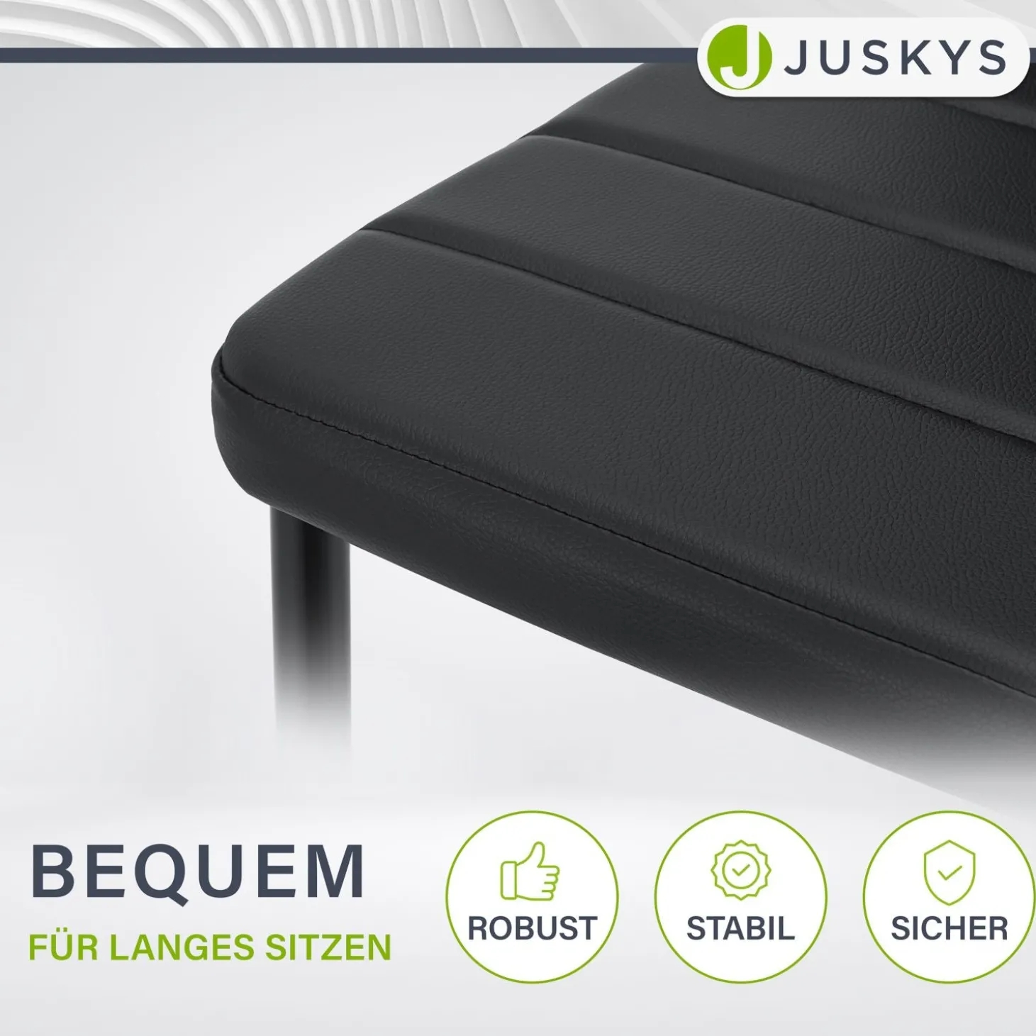 Esszimmerstuhl Loja Bequeme Stühle für das Esszimmer mit weichem Kunstleder