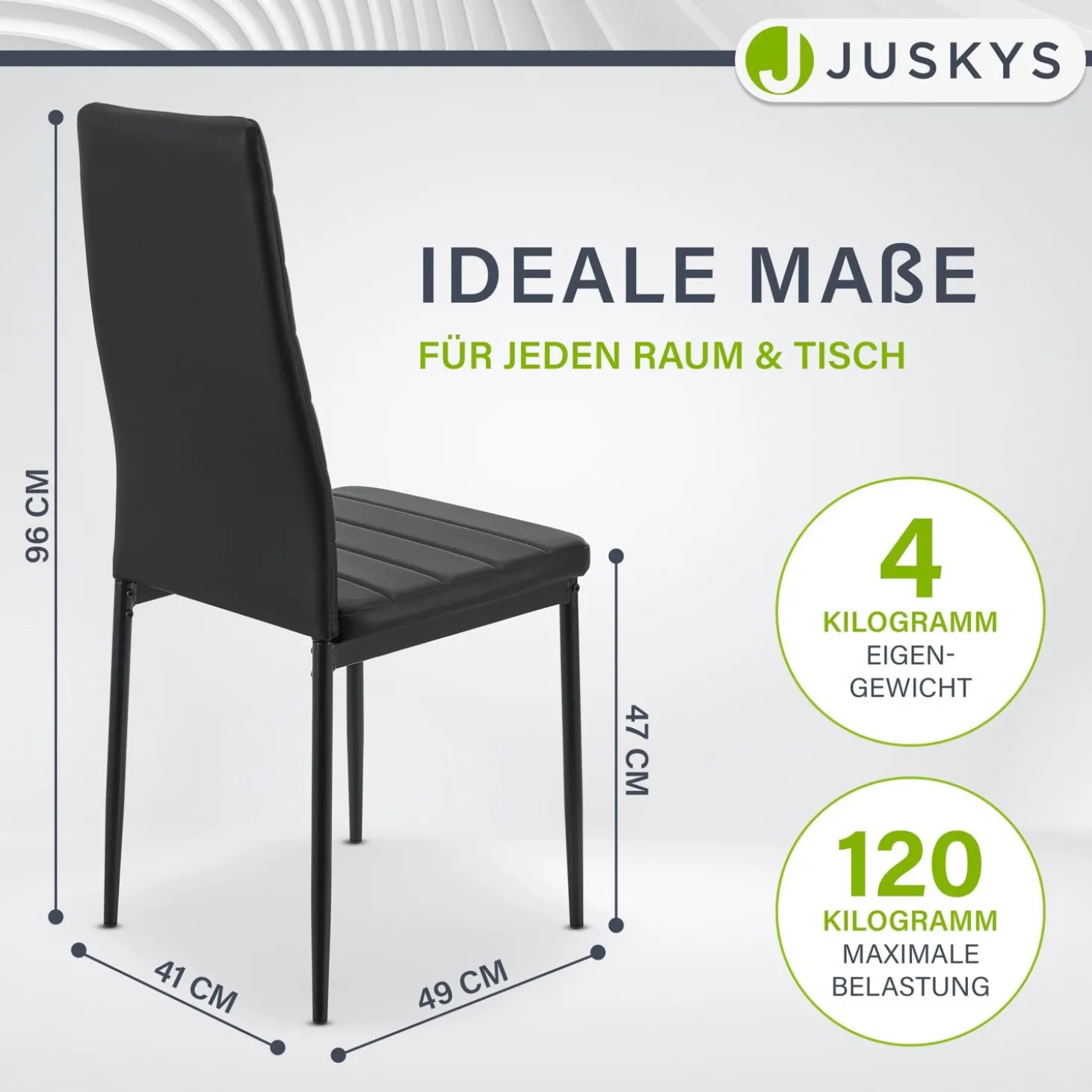 Esszimmerstuhl Loja Bequeme Stühle für das Esszimmer mit weichem Kunstleder