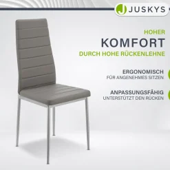 Esszimmerstuhl Loja Bequeme Stühle für das Esszimmer mit weichem Kunstleder
