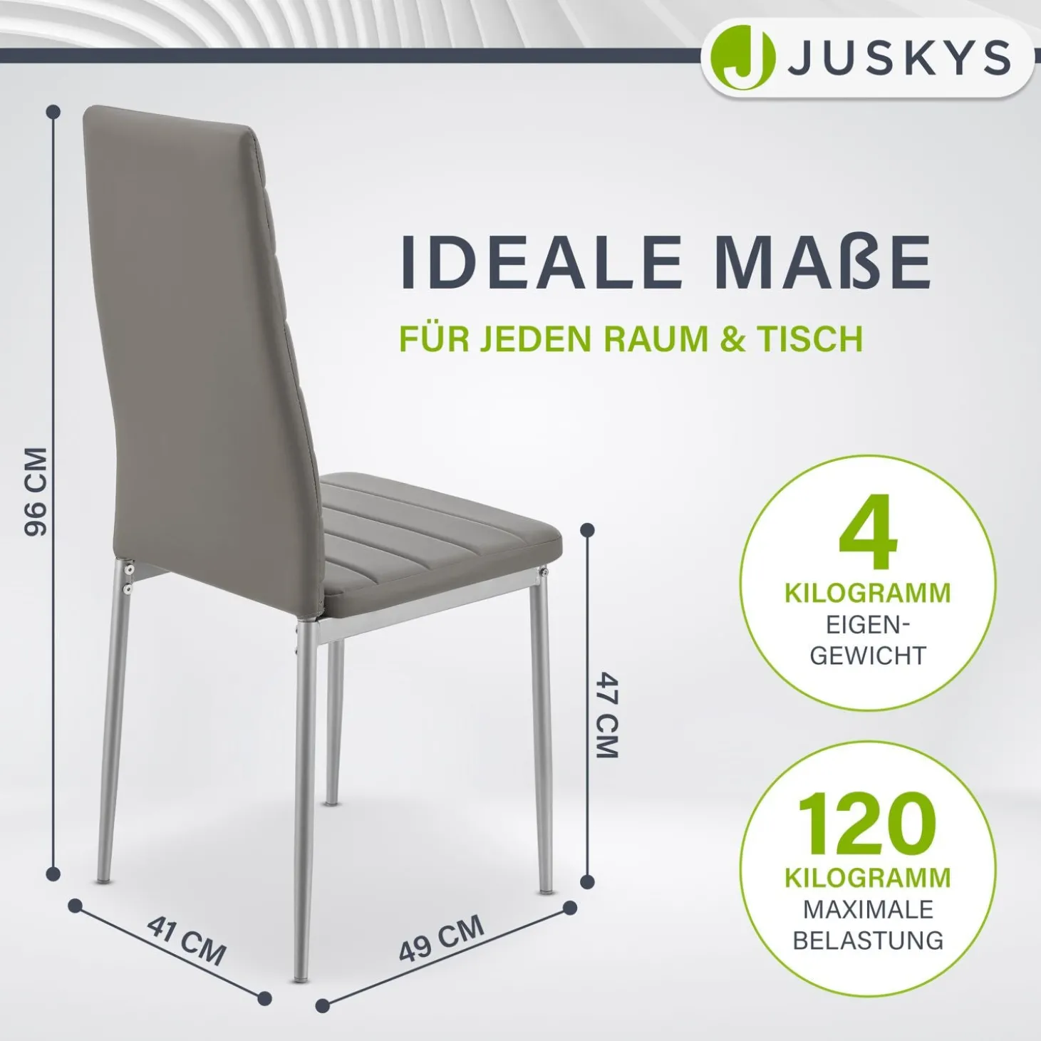 Esszimmerstuhl Loja Bequeme Stühle für das Esszimmer mit weichem Kunstleder