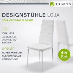 Esszimmerstuhl Loja Bequeme Stühle für das Esszimmer mit weichem Kunstleder