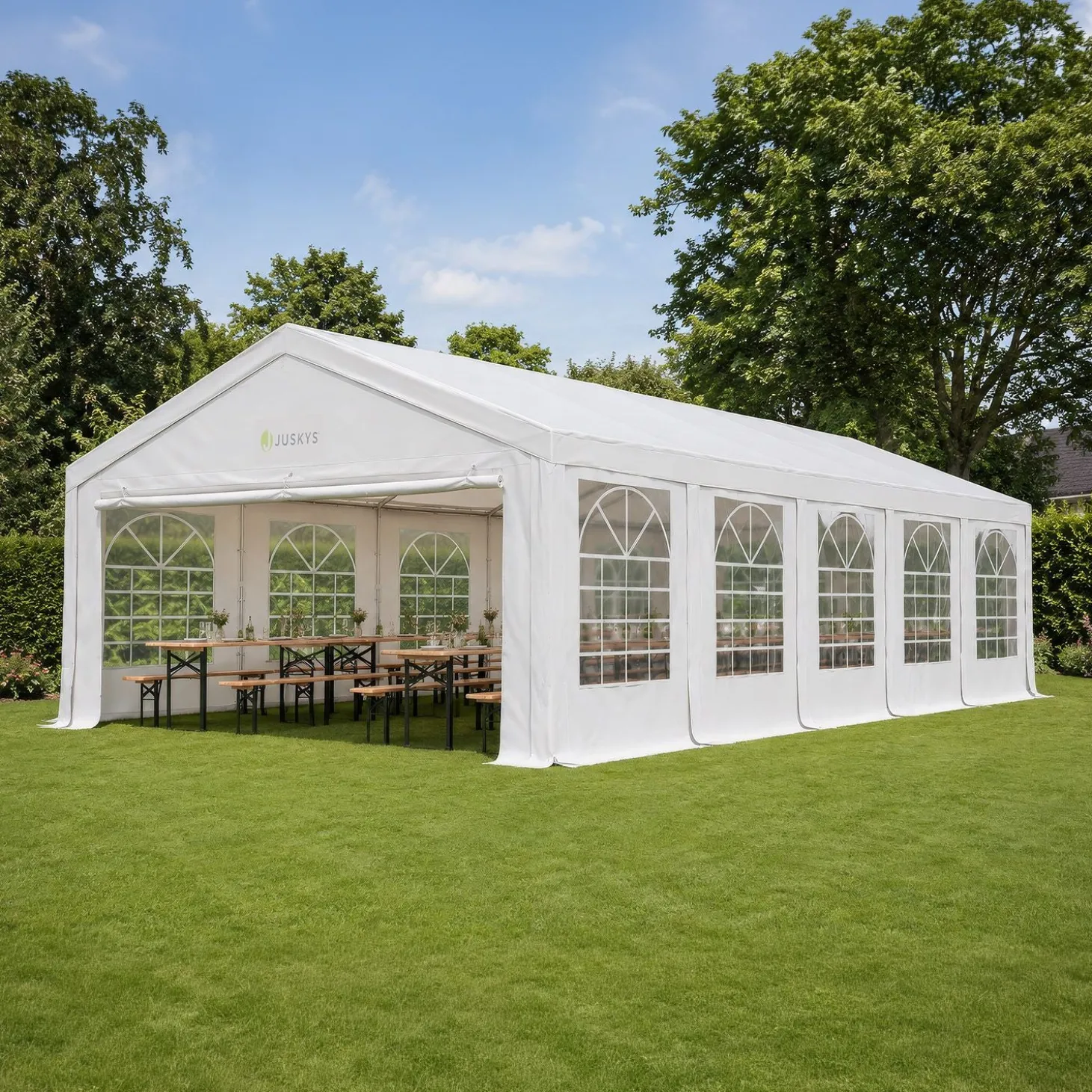 Festzelt Partyzelt Gala Großer Pavillon für die Outdoor-Party im Garten