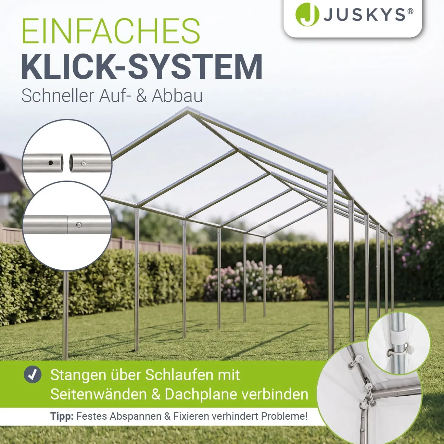 Festzelt Partyzelt Gala Großer Pavillon für die Outdoor-Party im Garten