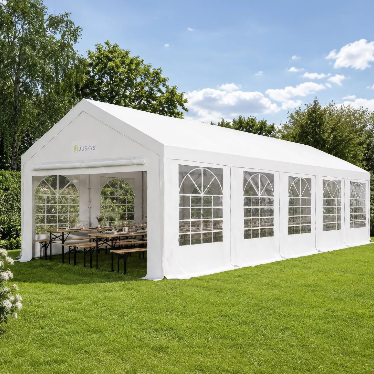 Festzelt Partyzelt Gala Großer Pavillon für die Outdoor-Party im Garten