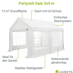 Festzelt Partyzelt Gala Großer Pavillon für die Outdoor-Party im Garten