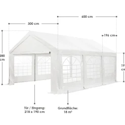 Festzelt Partyzelt Gala Großer Pavillon für die Outdoor-Party im Garten
