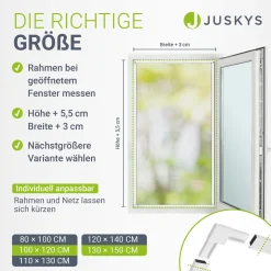 Fliegengitter für Fenster Zuverlässiger Insektenschutz mit Aluminiumrahmen