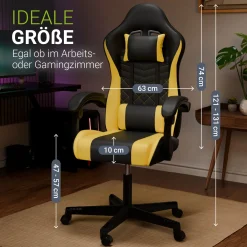 Gamingstuhl HyperSeat Bürostuhl für Home-Office & Gaming
