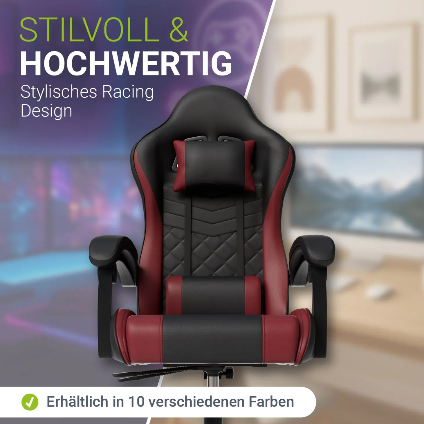 Gamingstuhl HyperSeat Bürostuhl für Home-Office & Gaming
