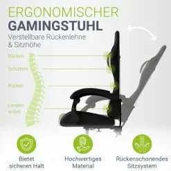 Gamingstuhl HyperSeat Bürostuhl für Home-Office & Gaming