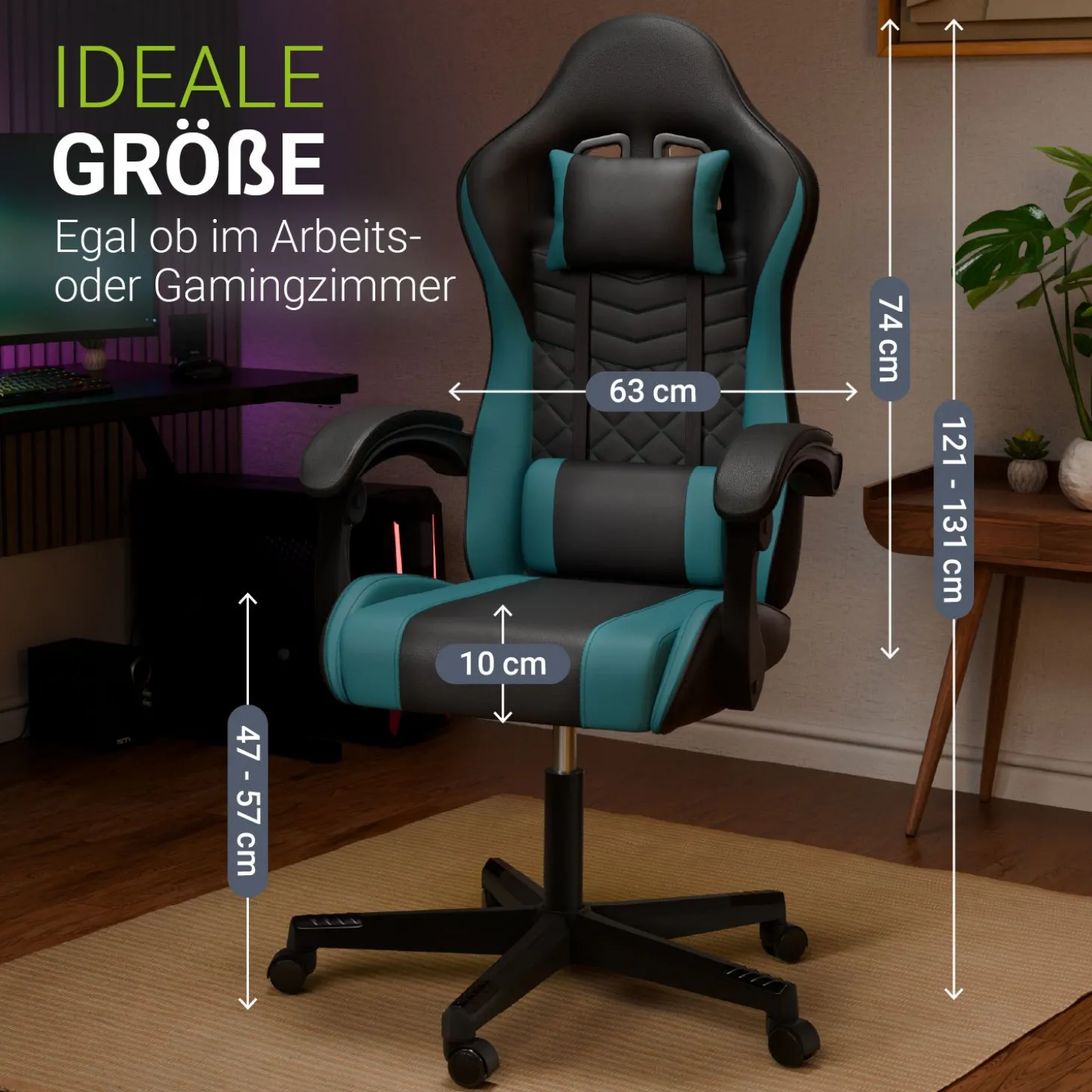Gamingstuhl HyperSeat Bürostuhl für Home-Office & Gaming