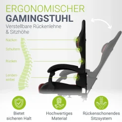 Gamingstuhl HyperSeat Bürostuhl für Home-Office & Gaming