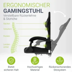 Gamingstuhl HyperSeat Bürostuhl für Home-Office & Gaming