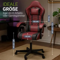 Gamingstuhl HyperSeat Bürostuhl für Home-Office & Gaming