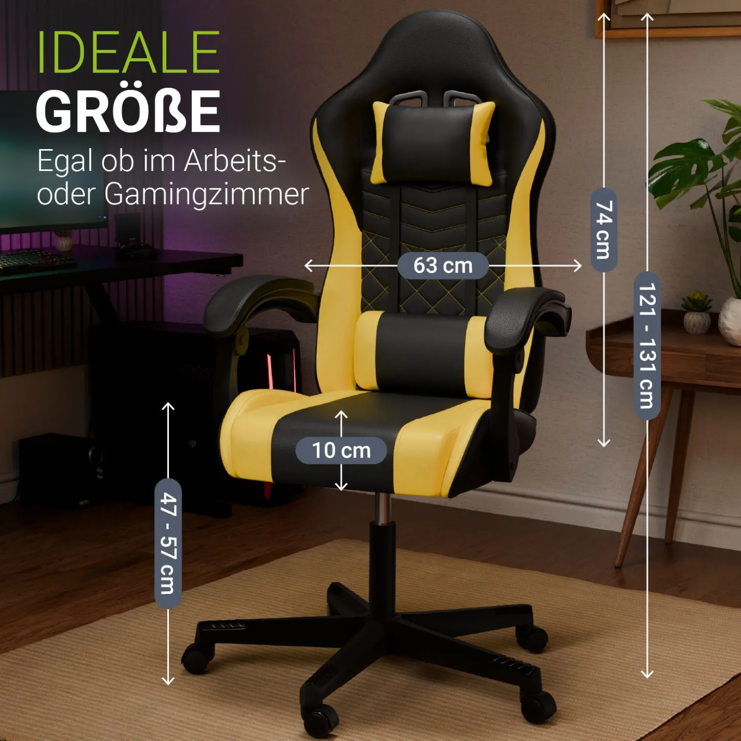 Gamingstuhl HyperSeat Bürostuhl für Home-Office & Gaming