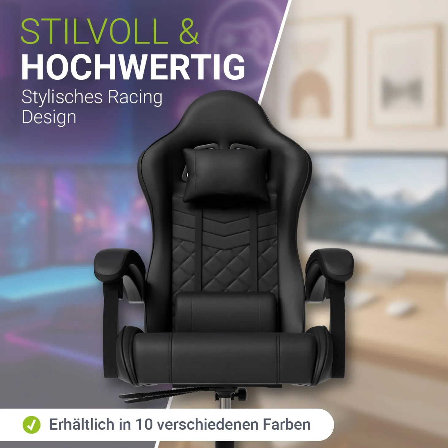 Gamingstuhl HyperSeat Bürostuhl für Home-Office & Gaming