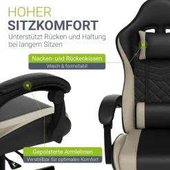 Gamingstuhl HyperSeat Bürostuhl für Home-Office & Gaming