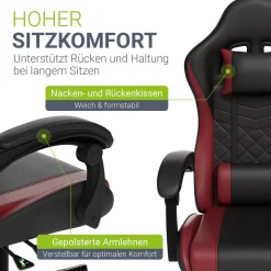 Gamingstuhl HyperSeat Bürostuhl für Home-Office & Gaming