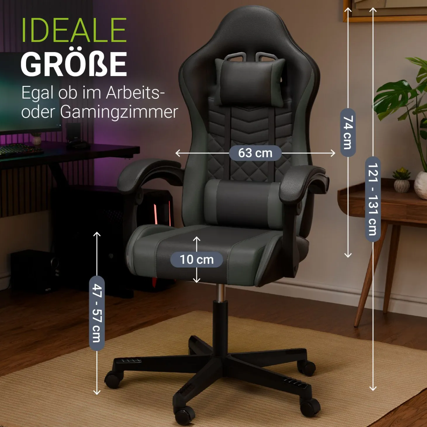 Gamingstuhl HyperSeat Bürostuhl für Home-Office & Gaming