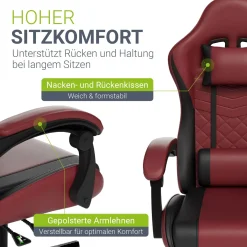 Gamingstuhl HyperSeat Bürostuhl für Home-Office & Gaming