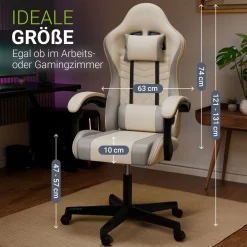 Gamingstuhl HyperSeat Bürostuhl für Home-Office & Gaming