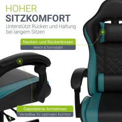 Gamingstuhl HyperSeat Bürostuhl für Home-Office & Gaming
