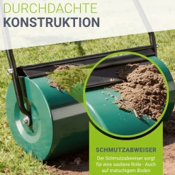 Garten Rasenwalze Fritz aus Metall Einfach befüllbar, leichtgängig und gut manövrierbar