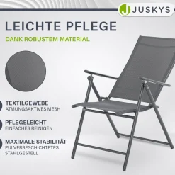 Gartenstuhl Calena Hochlehner Gartenstuhl mit 7-fach verstellbarer Lehne
