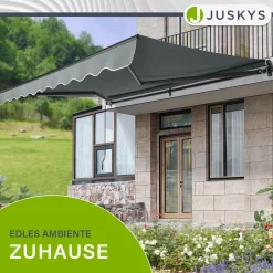 Gelenkarmmarkise mit Kurbel Markise für Terrasse & Balkon - inklusive Halterung